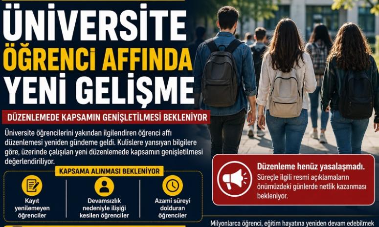 Yeni Öğrenci Affı TBMM Komisyondan Geçti