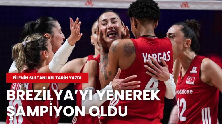 Filenin Sultanları FIVB Milletler Liginde Şampiyon Oldu