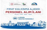 Fırat  Kalkınma Ajansı 5 Personel Alım Süresini Uzattı
